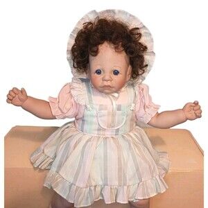 VTG 1985 Lee Middleton First Moments Doll Realistic 21" Twin Girl Signed LE 1839